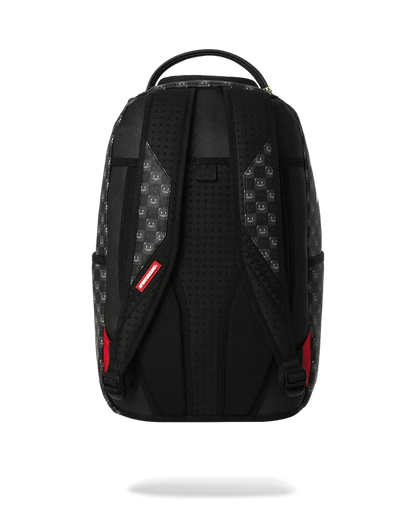 Sprayground Shinobi Sharks in Paris backpack featuring vibrant shark and cityscape design, stylish accessories for everyday use.