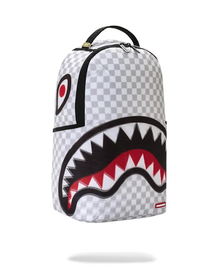 Sprayground Spectral Shadow backpack featuring bold graphic design, multiple compartments, and adjustable straps.