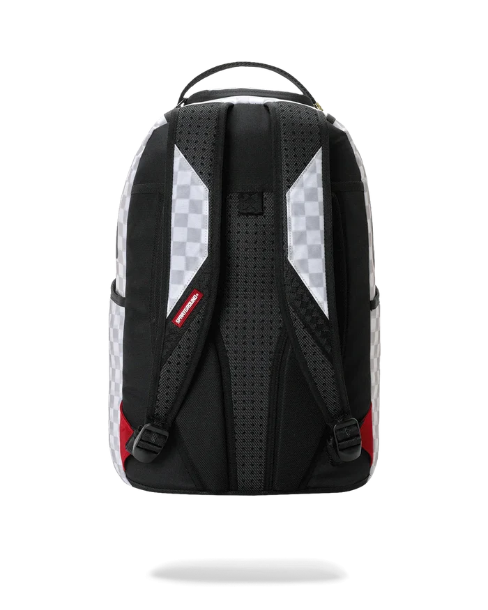 Sprayground Spectral Shadow backpack with vibrant, colorful design and multiple compartments, showcasing a stylish accessories bag.