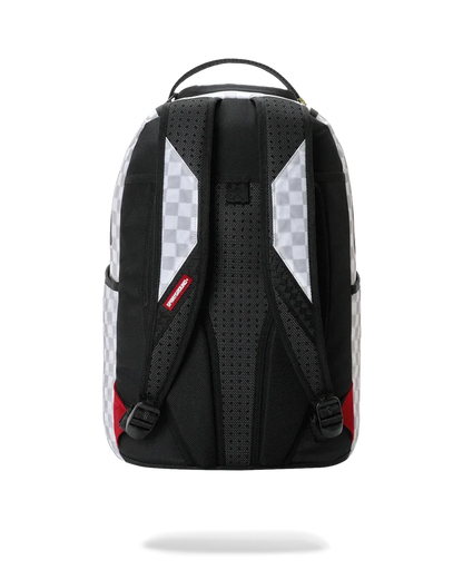 Sprayground Spectral Shadow backpack with vibrant, colorful design and multiple compartments, showcasing a stylish accessories bag.