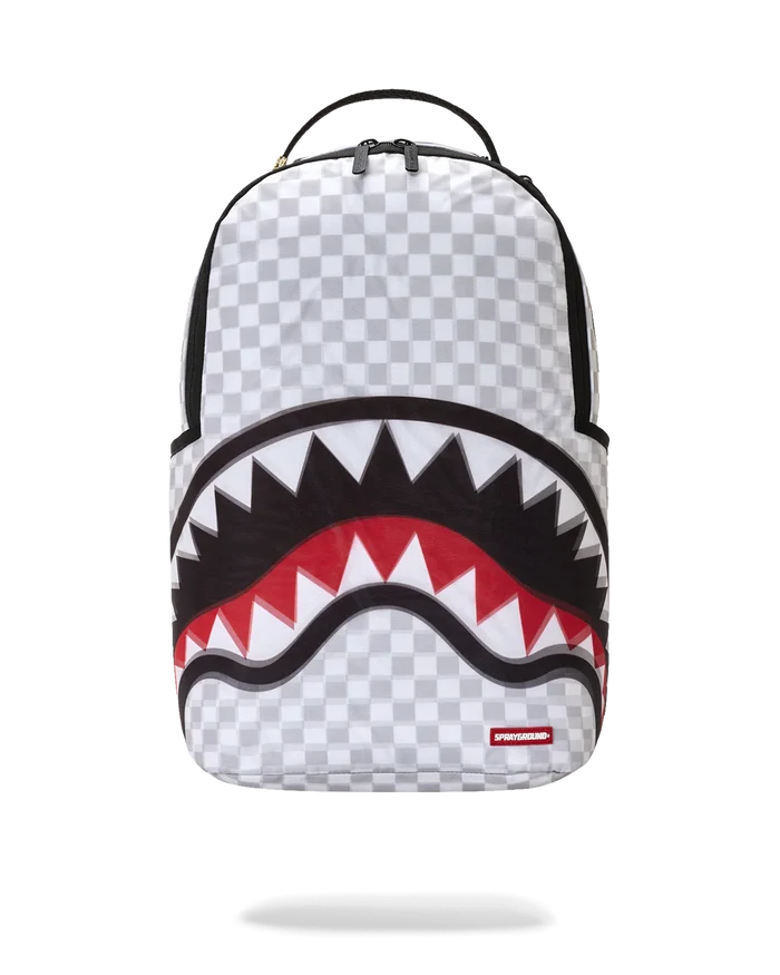 Sprayground Spectral Shadow backpack with bold, colorful graphic design and front zip pocket, made of durable accessories material.
