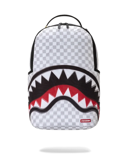 Sprayground Spectral Shadow backpack with bold, colorful graphic design and front zip pocket, made of durable accessories material.