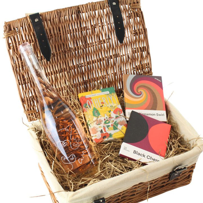 The Rosé Retreat Hamper – Rosé Wine & Artisan Chocolate